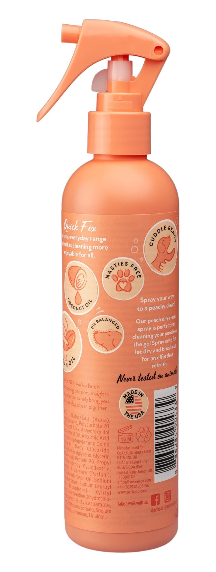 Pet Head Quick Fix Spray 300ml - Just For Pets Australia