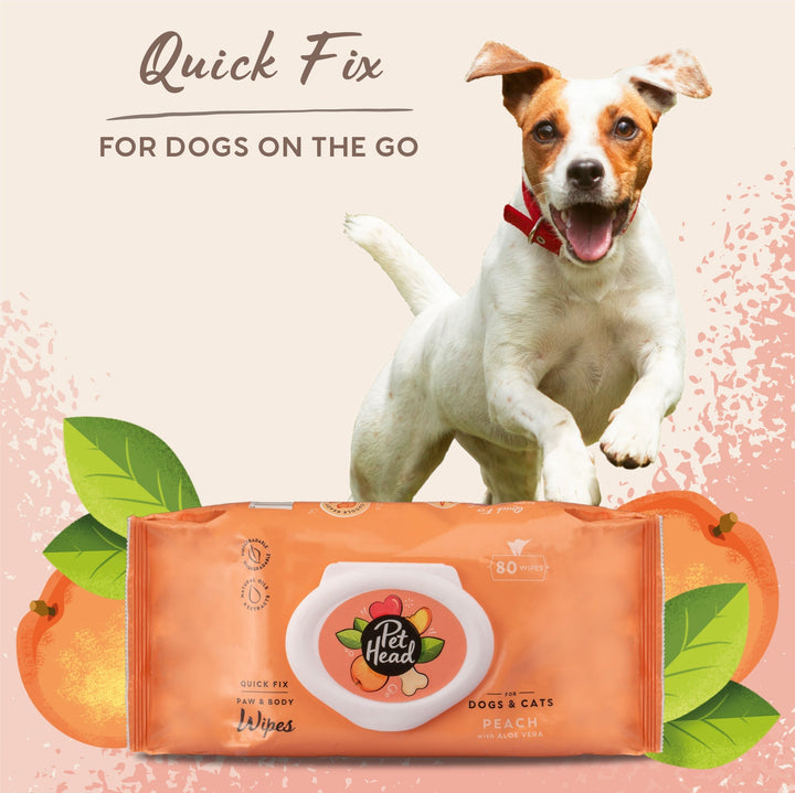 Pet Head Quick Fix Wipes 80pk - Just For Pets Australia