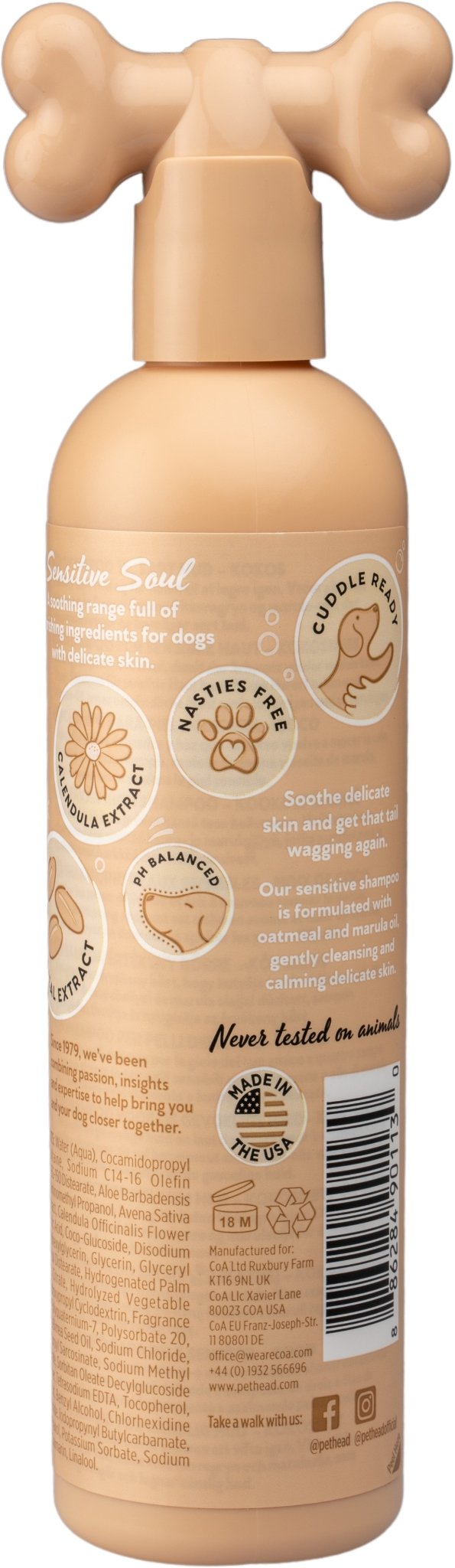 Pet Head Sensitive Soul Shampoo 300ml - Just For Pets Australia
