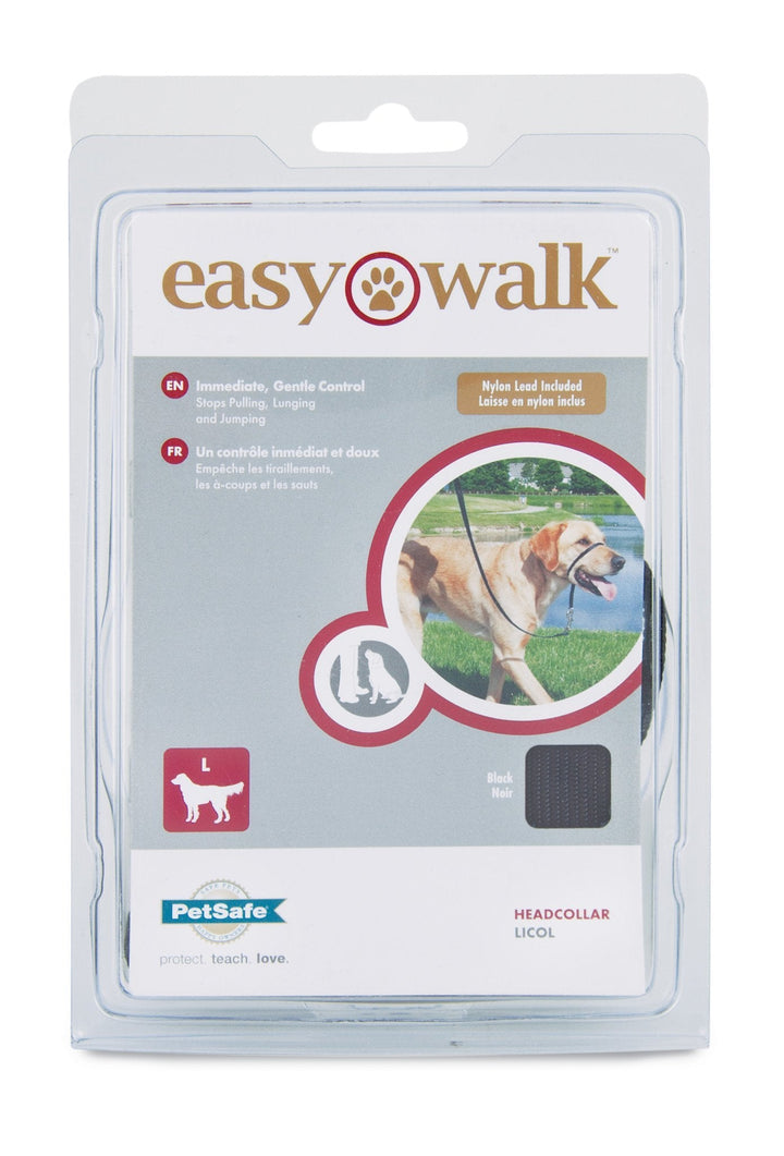 PetSafe® Easy Walk™ Headcollar Black - Just For Pets Australia