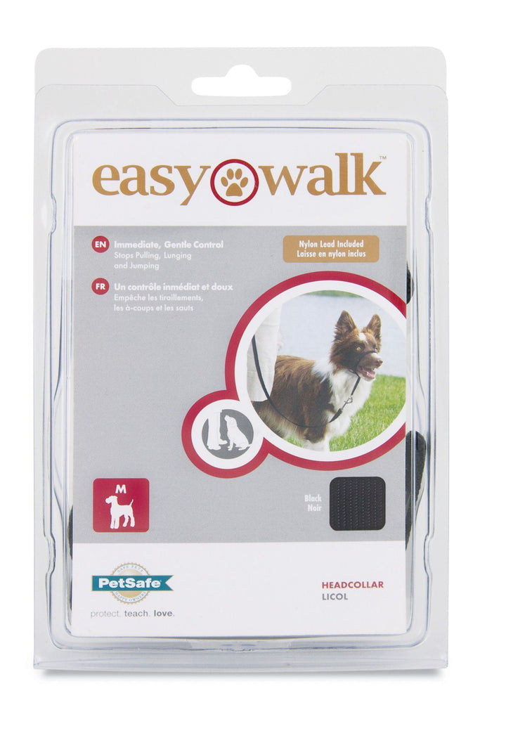 PetSafe® Easy Walk™ Headcollar Black - Just For Pets Australia