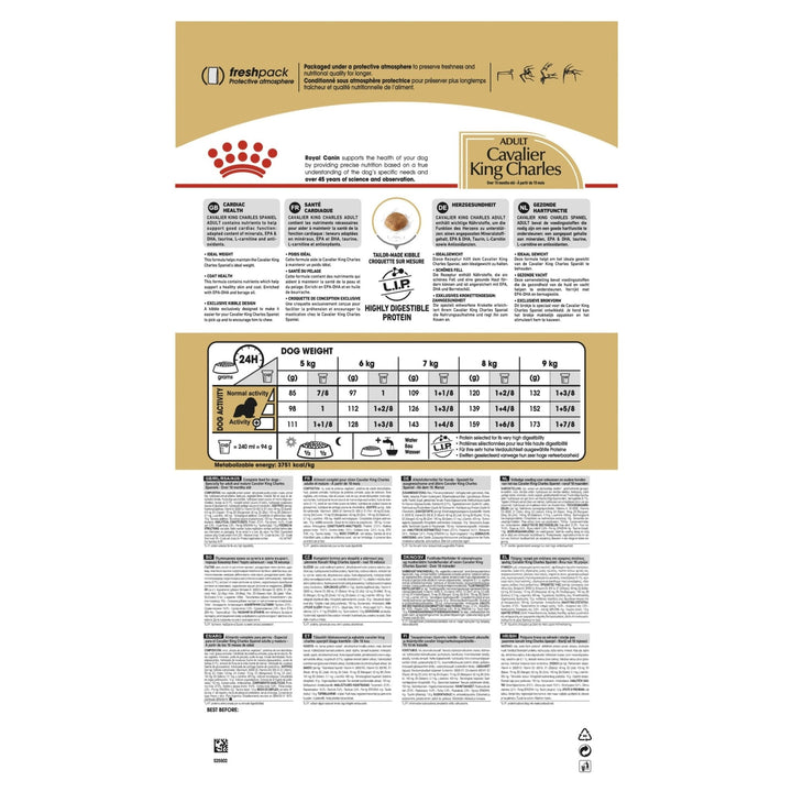 Royal Canin Cavalier King Charles Adult 3kg - Just For Pets Australia