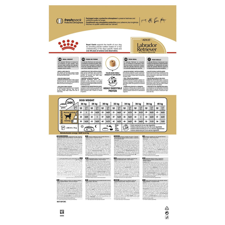 Royal Canin Labrador Retriever Adult 12kg - Just For Pets Australia