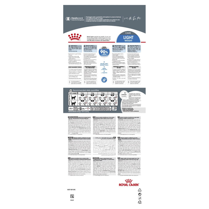 Royal Canin Light Weight Care Dry Cat Food - Just For Pets Australia