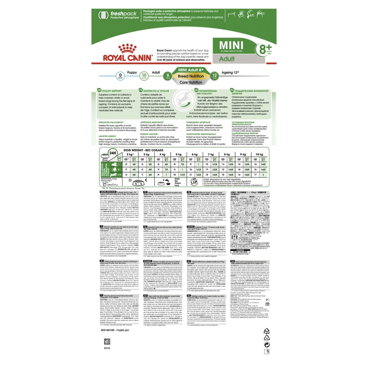 Royal Canin Mini Adult 8+ 2kg - Just For Pets Australia
