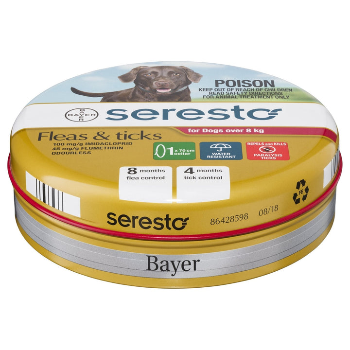Seresto Flea & Tick Collar For Dogs Over 8kg - Just For Pets Australia