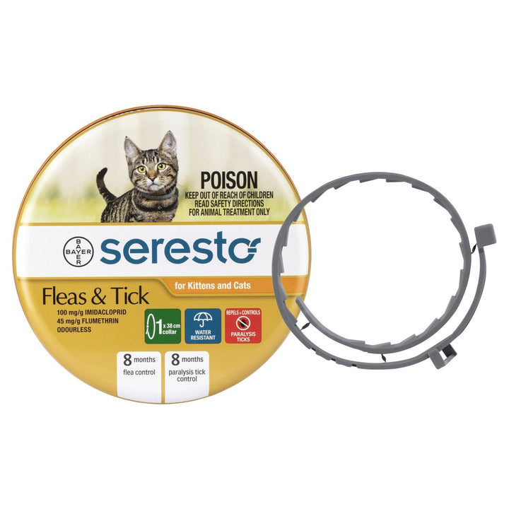 Seresto Flea & Tick Collar for Kittens And Cats - Just For Pets Australia