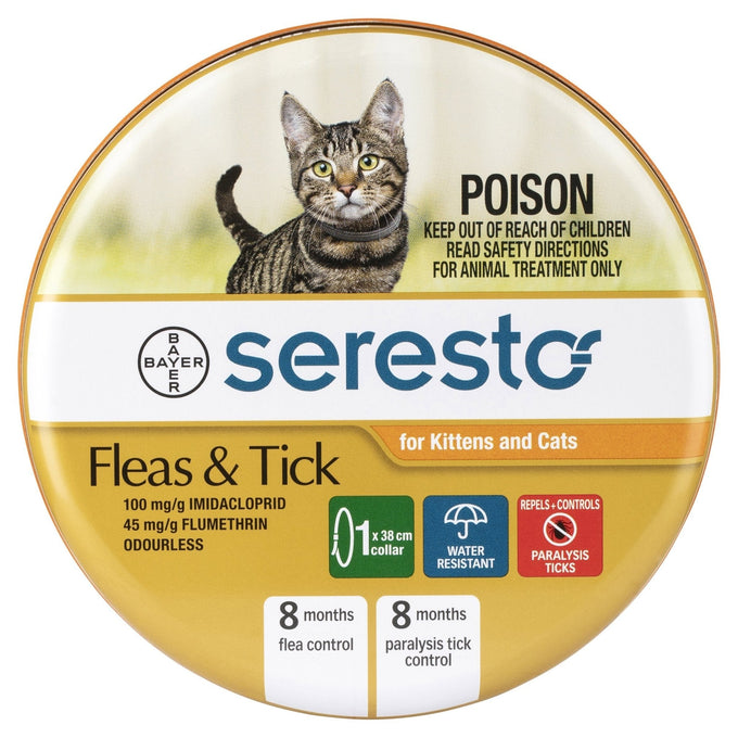 Seresto Flea & Tick Collar for Kittens And Cats - Just For Pets Australia