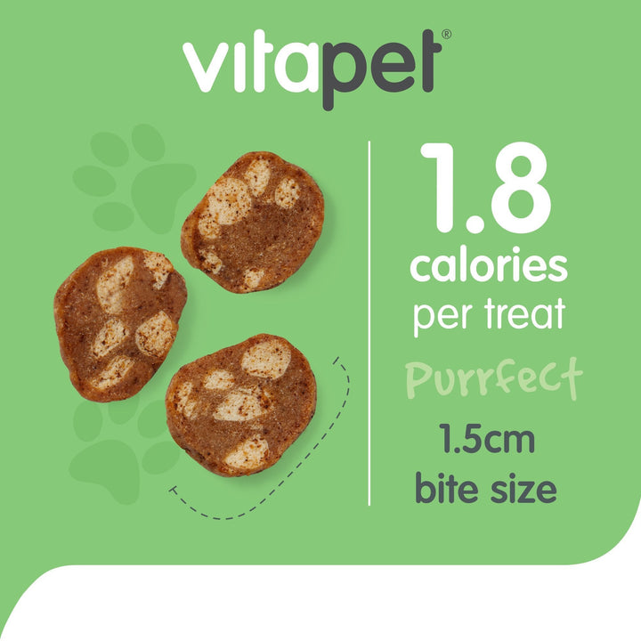 VitaPet Cat treat Duck & Fish Bites 85g - Just For Pets Australia