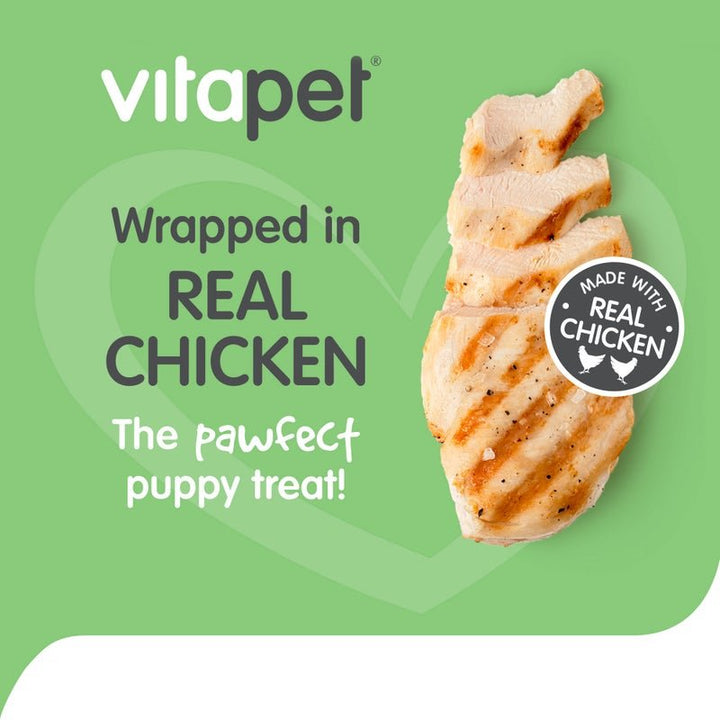 VitaPet Chewz Chicken Wrapped Rawhide - Just For Pets Australia