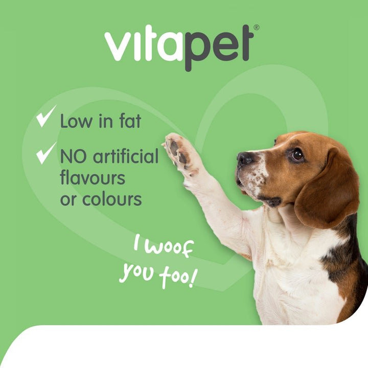 VitaPet Chewz Dog Treats Chicken Wrapped Rawhide Mini Bones 7pk - Just For Pets Australia