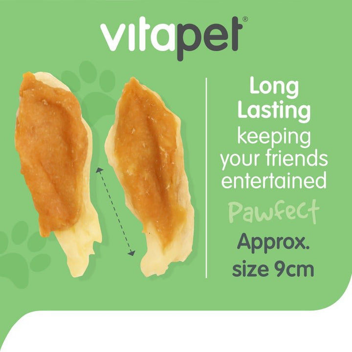 VitaPet Chewz Rabbit Ears with Chicken Paste - Just For Pets Australia