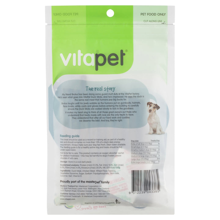 VitaPet Duck Sticks 80g - Just For Pets Australia