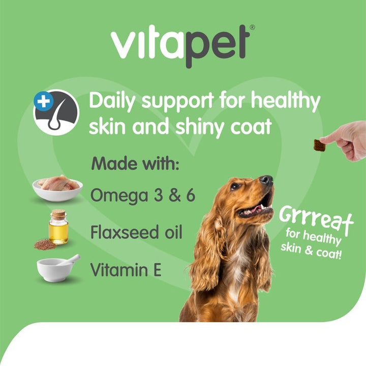 VitaPet Functional Skin & Coat 100g - Just For Pets Australia