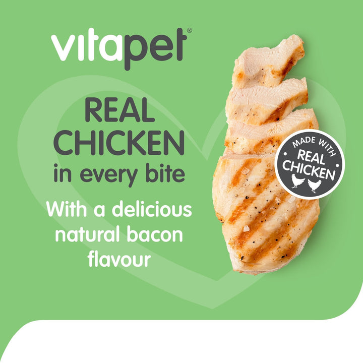 VitaPet JerHigh Chicken/Bacon 100g - Just For Pets Australia