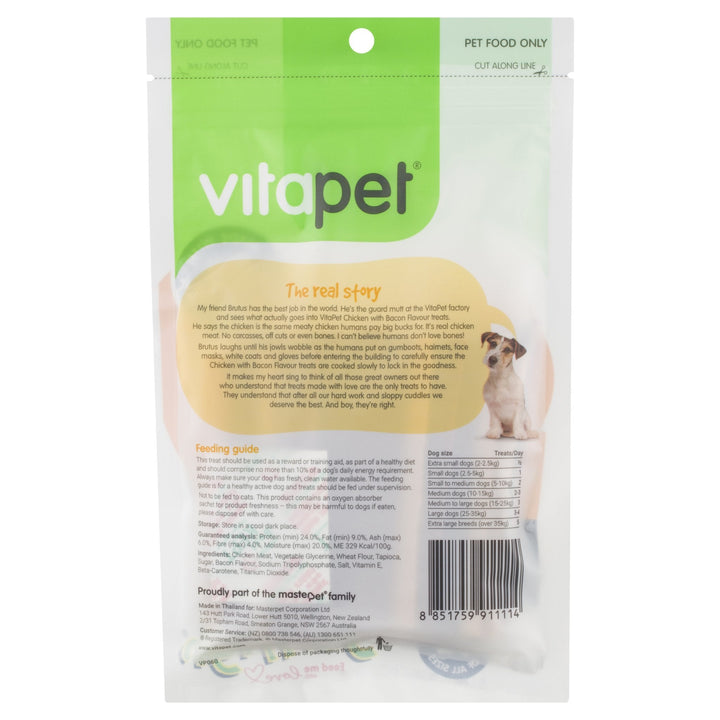 VitaPet JerHigh Chicken/Bacon 100g - Just For Pets Australia