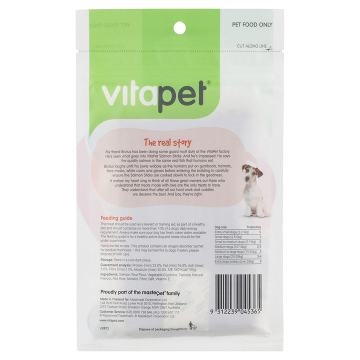 VitaPet Salmon Sticks 80g - Just For Pets Australia