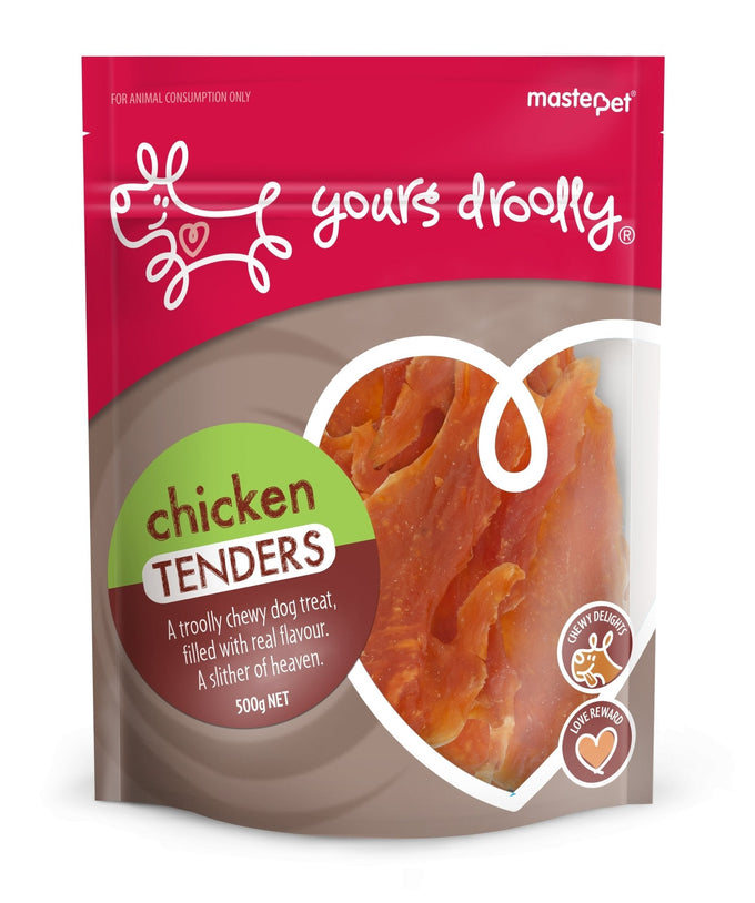 Yours Droolly Chicken Tenders - Just For Pets Australia