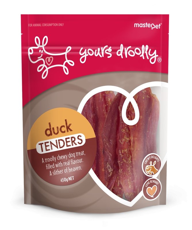 Yours Droolly Duck Tenders - Just For Pets Australia